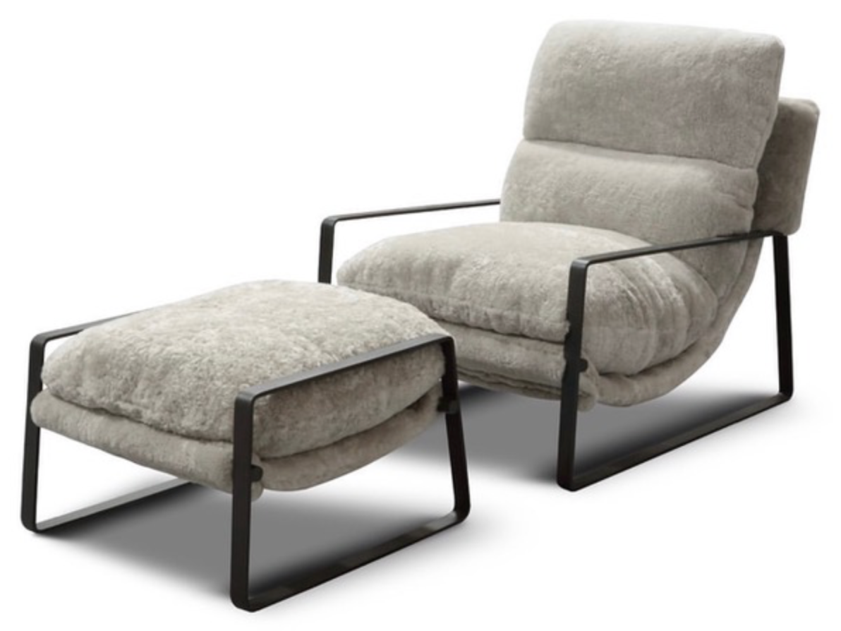 McQueen Accent Chair & Ottoman