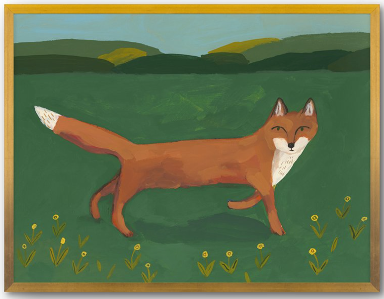Fox in the Field Art