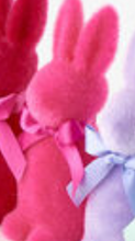 Load image into Gallery viewer, Small Flocked Button Nose Bunny
