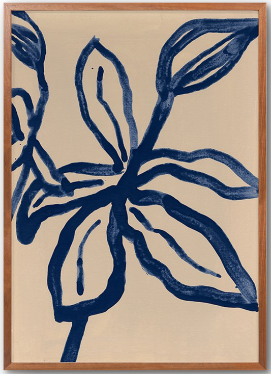 Blue Flower Art