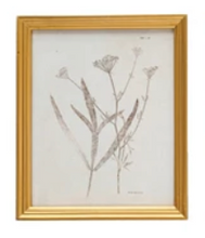 Load image into Gallery viewer, Wood Framed Glass Wall Décor Botanicals
