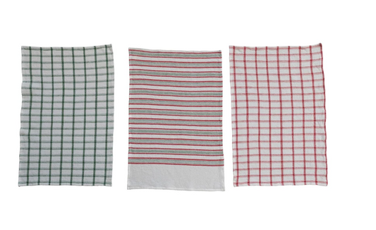 Cotton Waffle Weave Towels Holiday