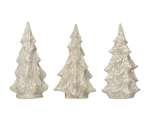 10.5" Reactive Glaze Stoneware Trees