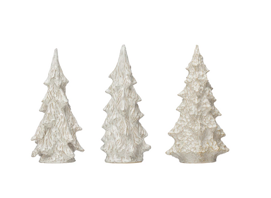 14.5" Reactive Glaze Stoneware Trees