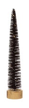 Load image into Gallery viewer, Skinny Plastic Bottle Brush Trees LED lights &amp; Wood Bases
