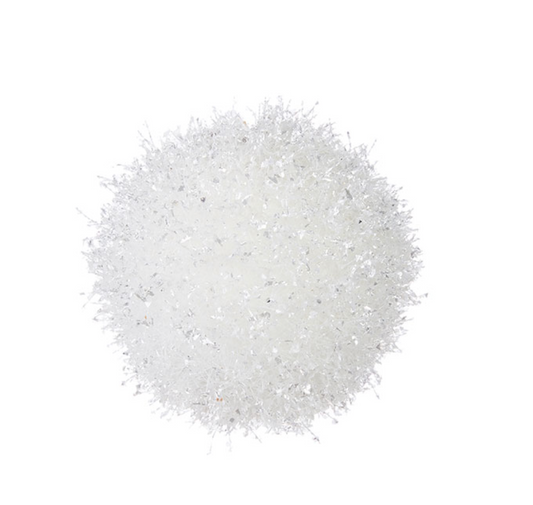 6" Snow Ball Ornament