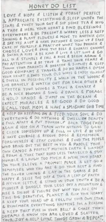 Honey Do List