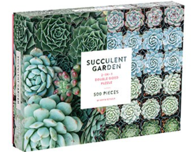 Succulent Garden 2 - Sided Puzzle