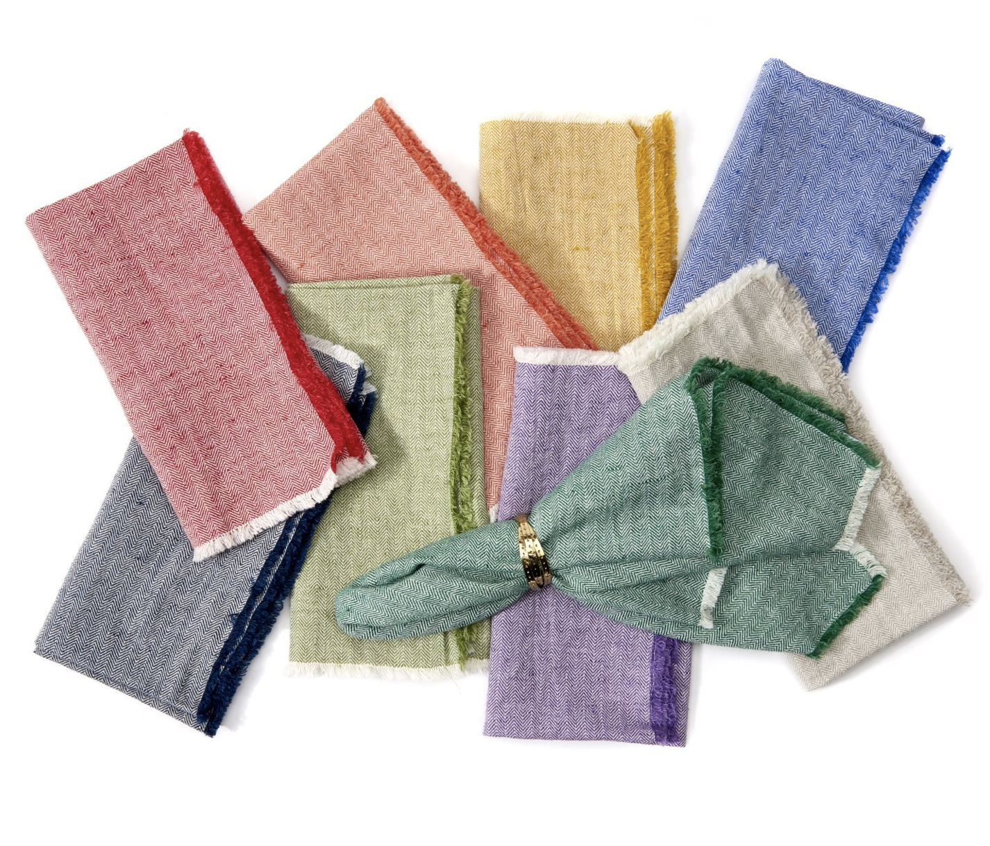Herringbone Fringe Napkin