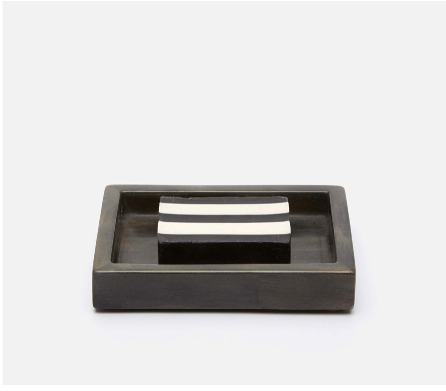 Arles Dark Faux Horn Bathroom Accessories