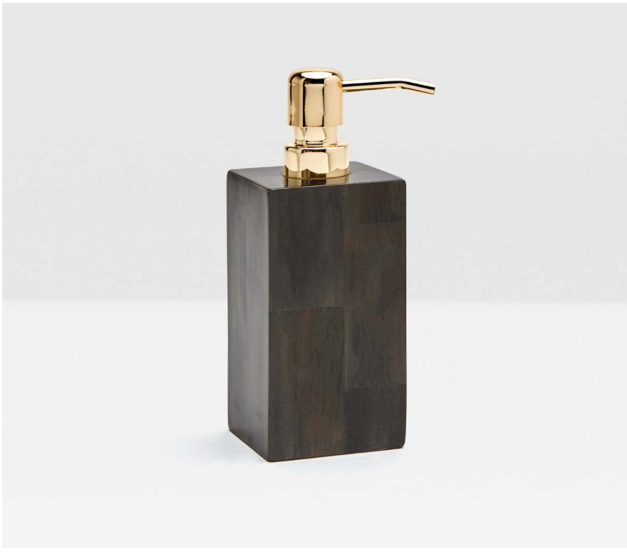 Arles Dark Faux Horn Bathroom Accessories