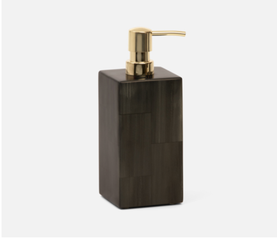 Arles Dark Faux Horn Bathroom Accessories