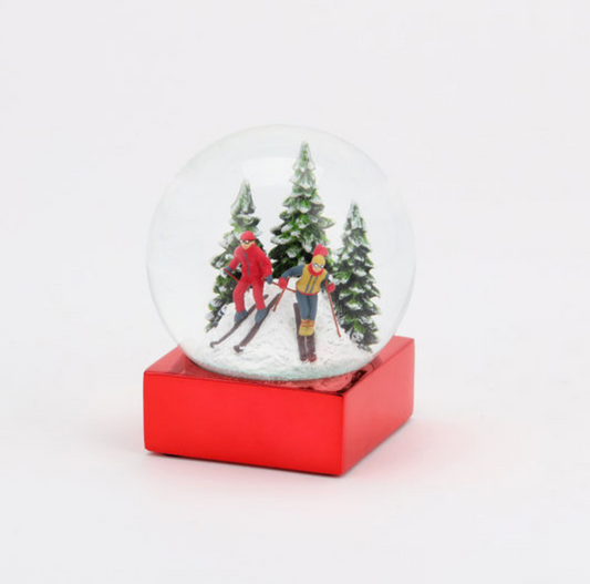 Ski Snow Globe