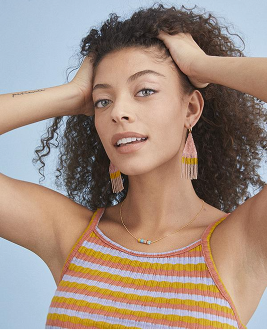 Franja Earrings and Necklace
