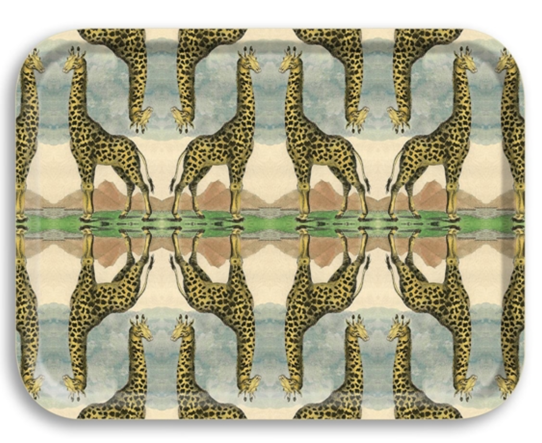 Wildlife Birch Wood Tray