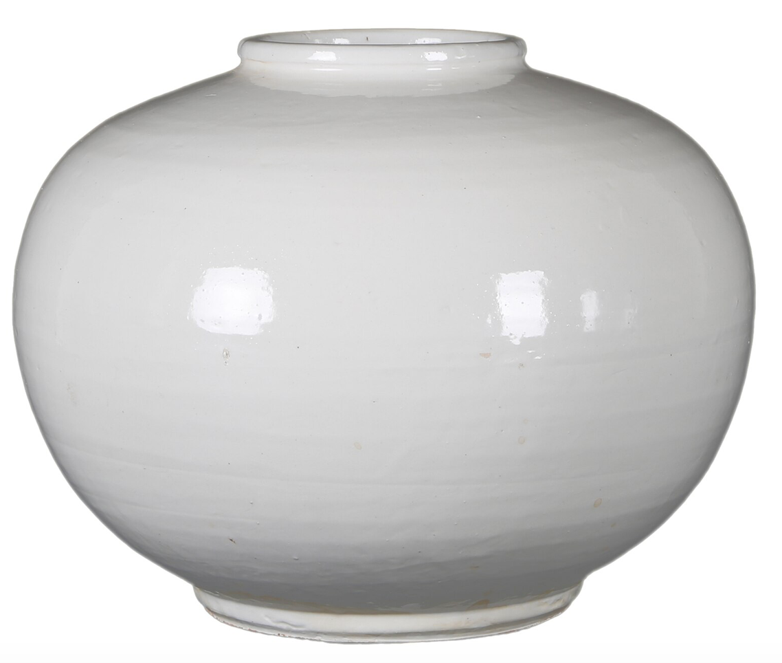 Creamy White Pot Tapered