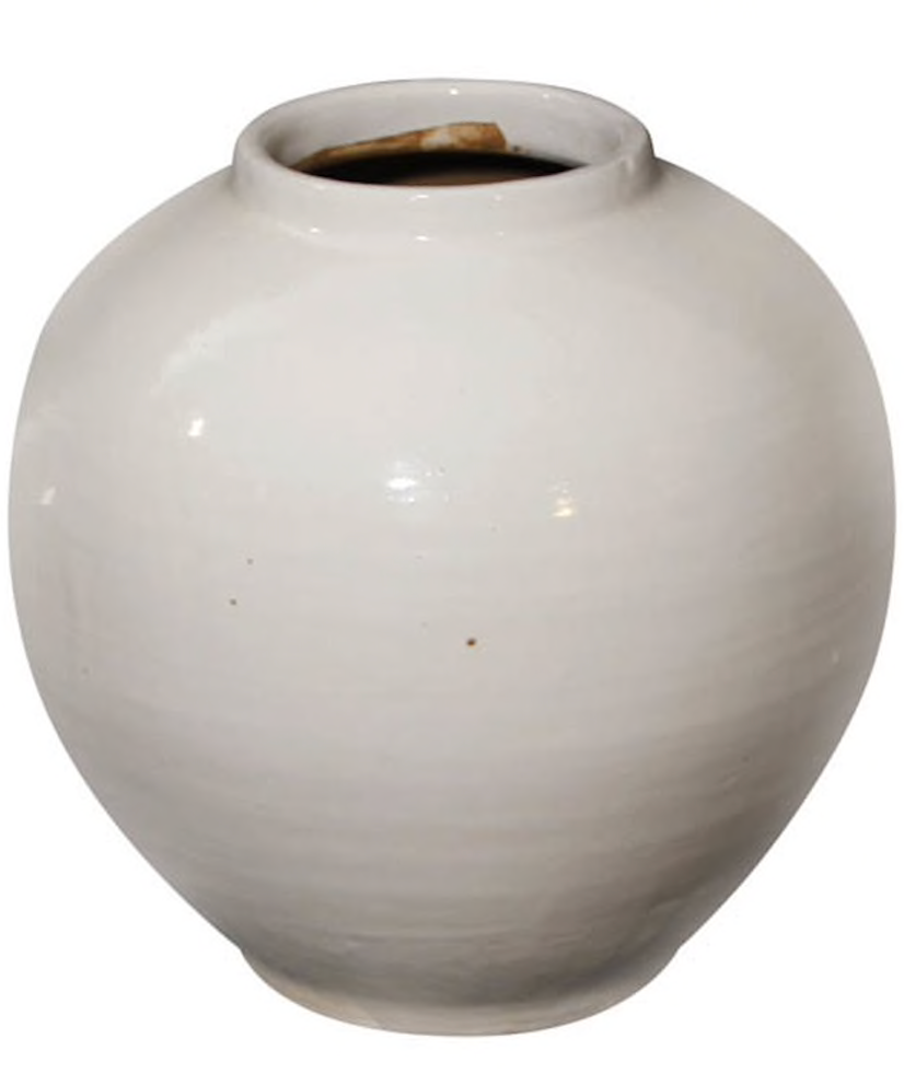 Creamy White Pot Tapered