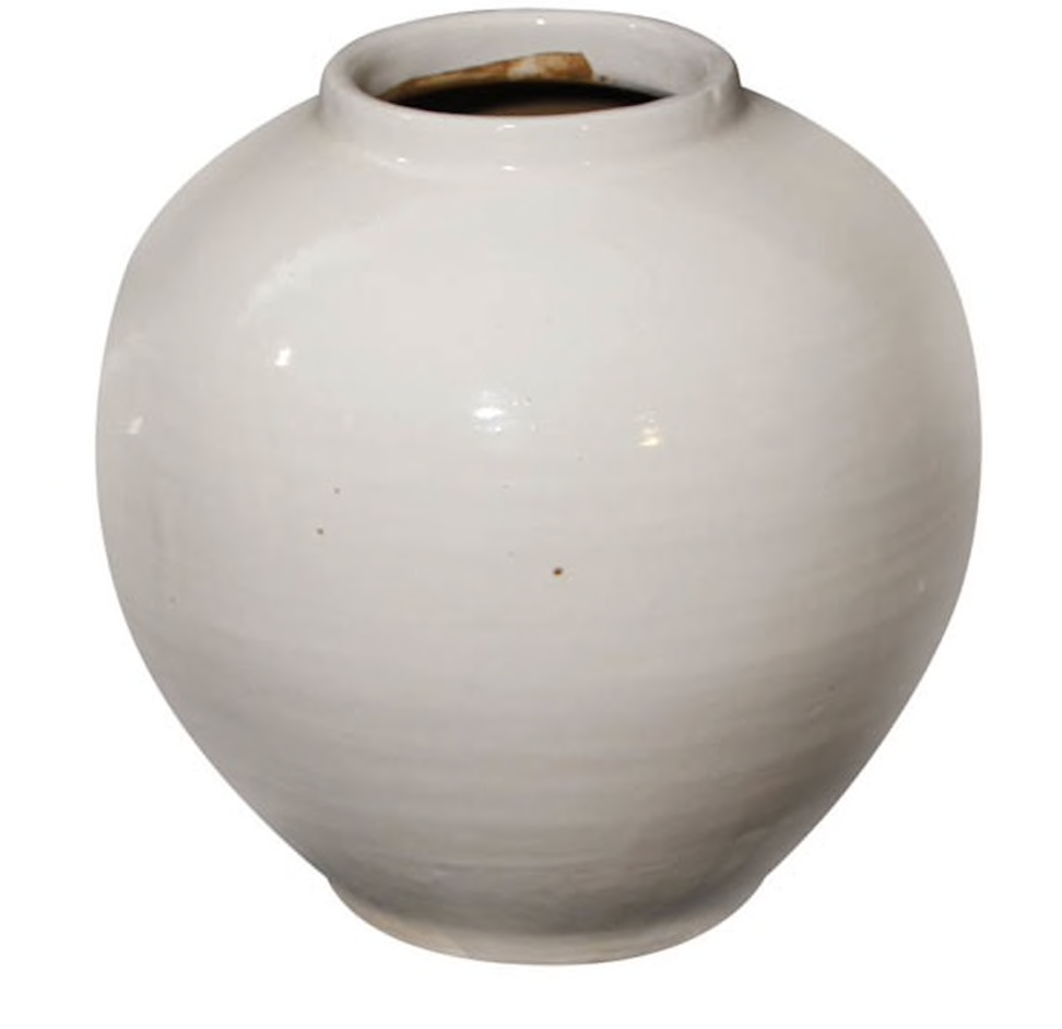 Creamy White Pot Tapered