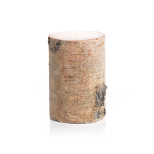 Load image into Gallery viewer, North Star Frosted Bead Birchwood Candle

