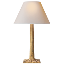 Load image into Gallery viewer, Sire Fluted Column Table Lamp
