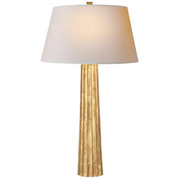 Fluted Large Table Lamp Cordless Options
