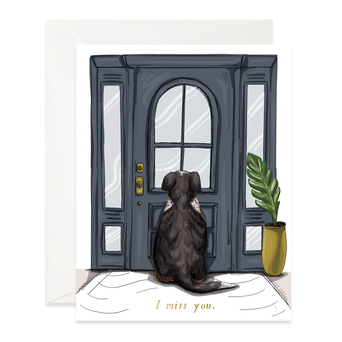 Doggie Miss You Card