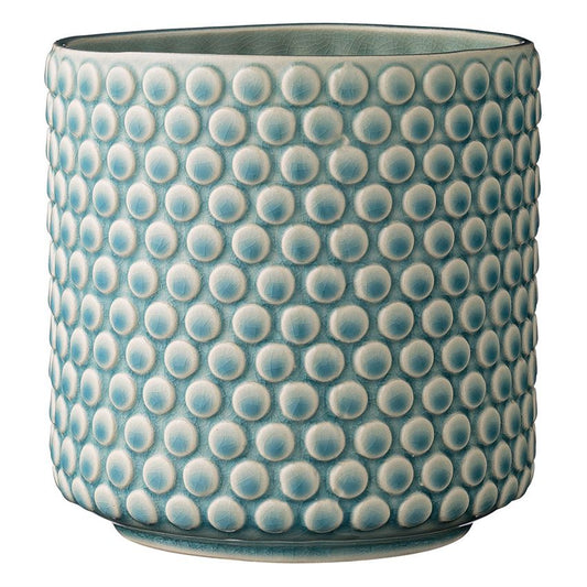Dot Stoneware Flower Pot