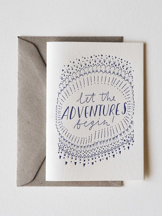 Let The Adventures Begin Card