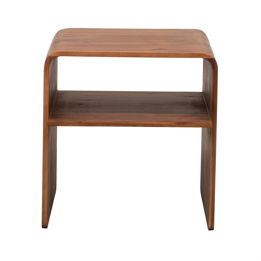 Acacia Wood Table with Shelf
