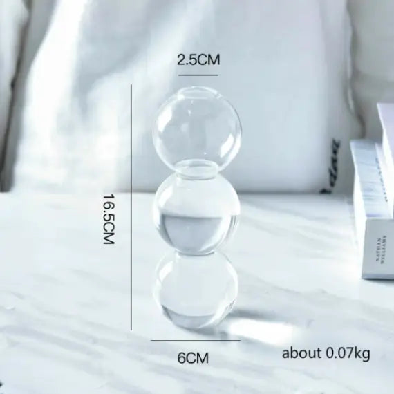 Bubble Shape Glass Vase