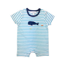 Load image into Gallery viewer, Whale Baby Outfit &amp; Rattle
