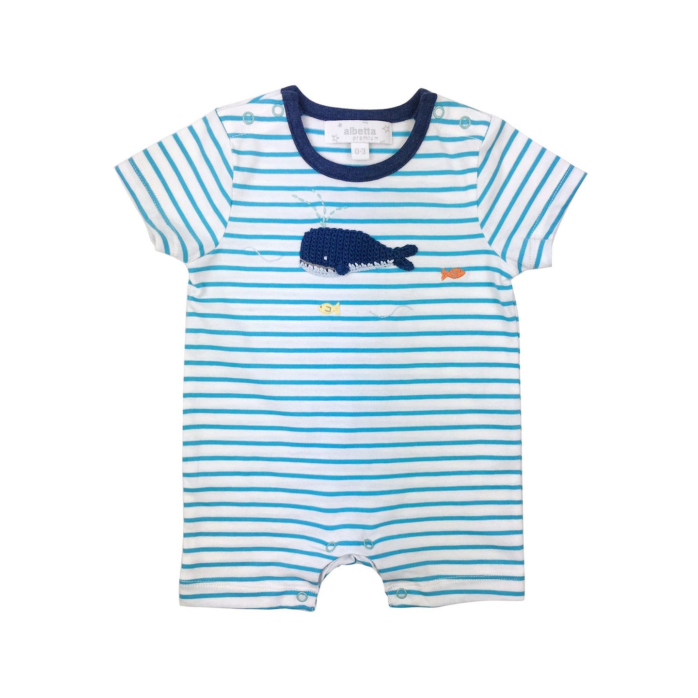 Whale Baby Outfit & Rattle