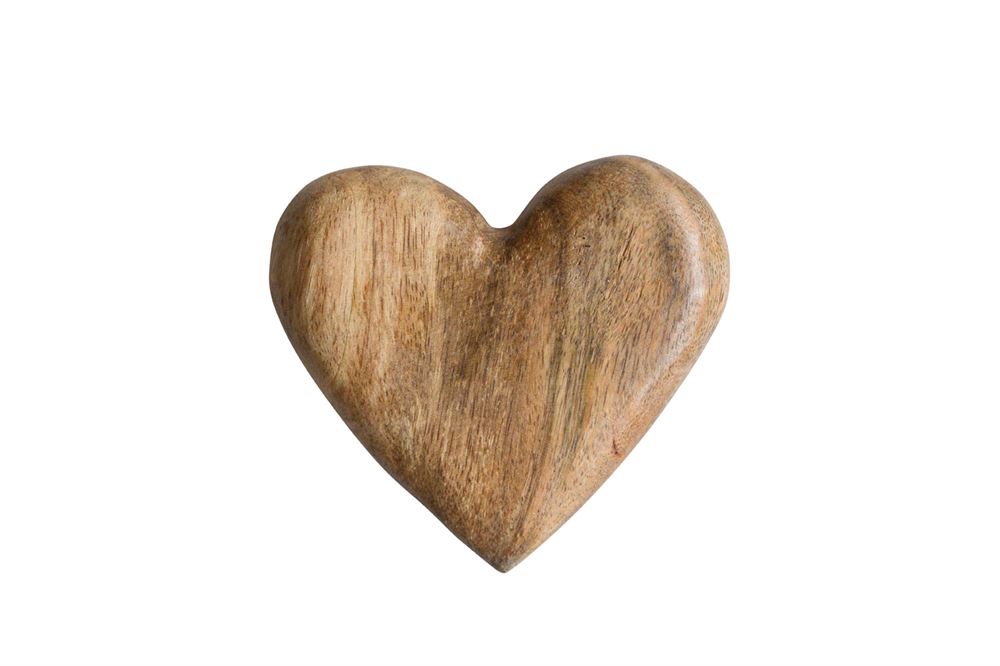 Mango Wood Heart