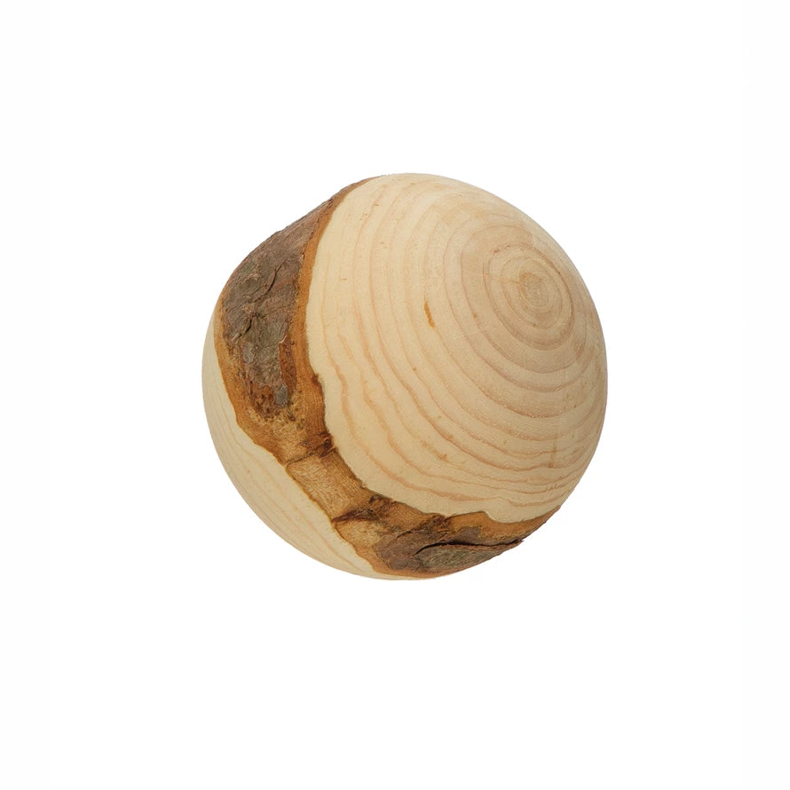 Round Wood Orb