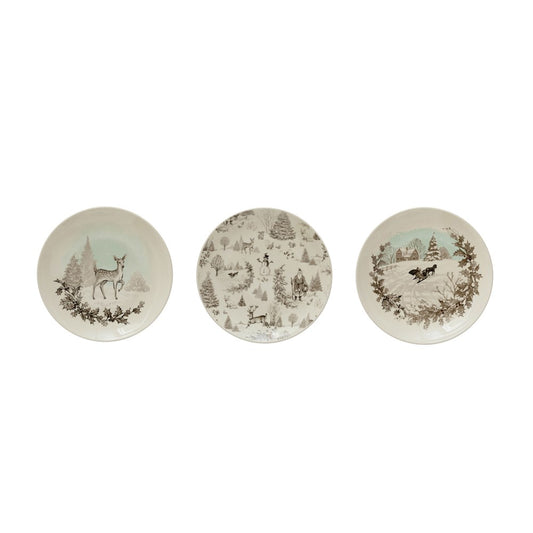 Stoneware Winter Scene
