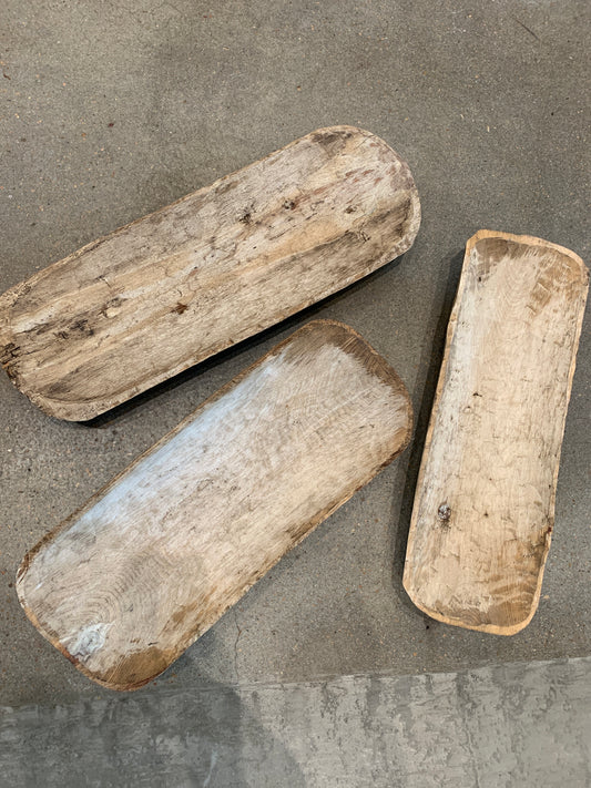 Bleached Wood Trays