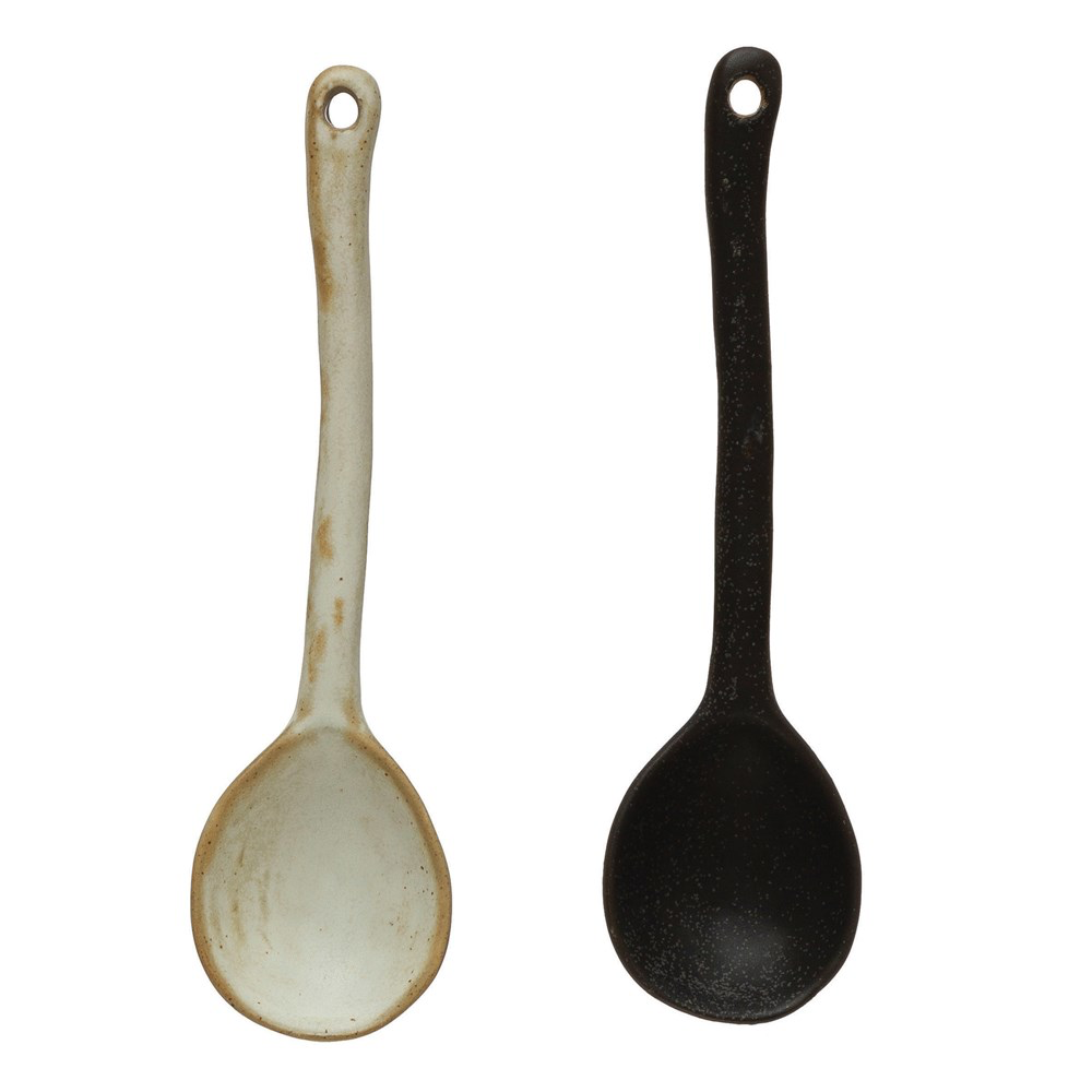 Reactive Glaze Stoneware Spoon