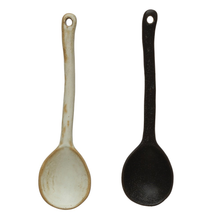 Load image into Gallery viewer, Reactive Glaze Stoneware Spoon
