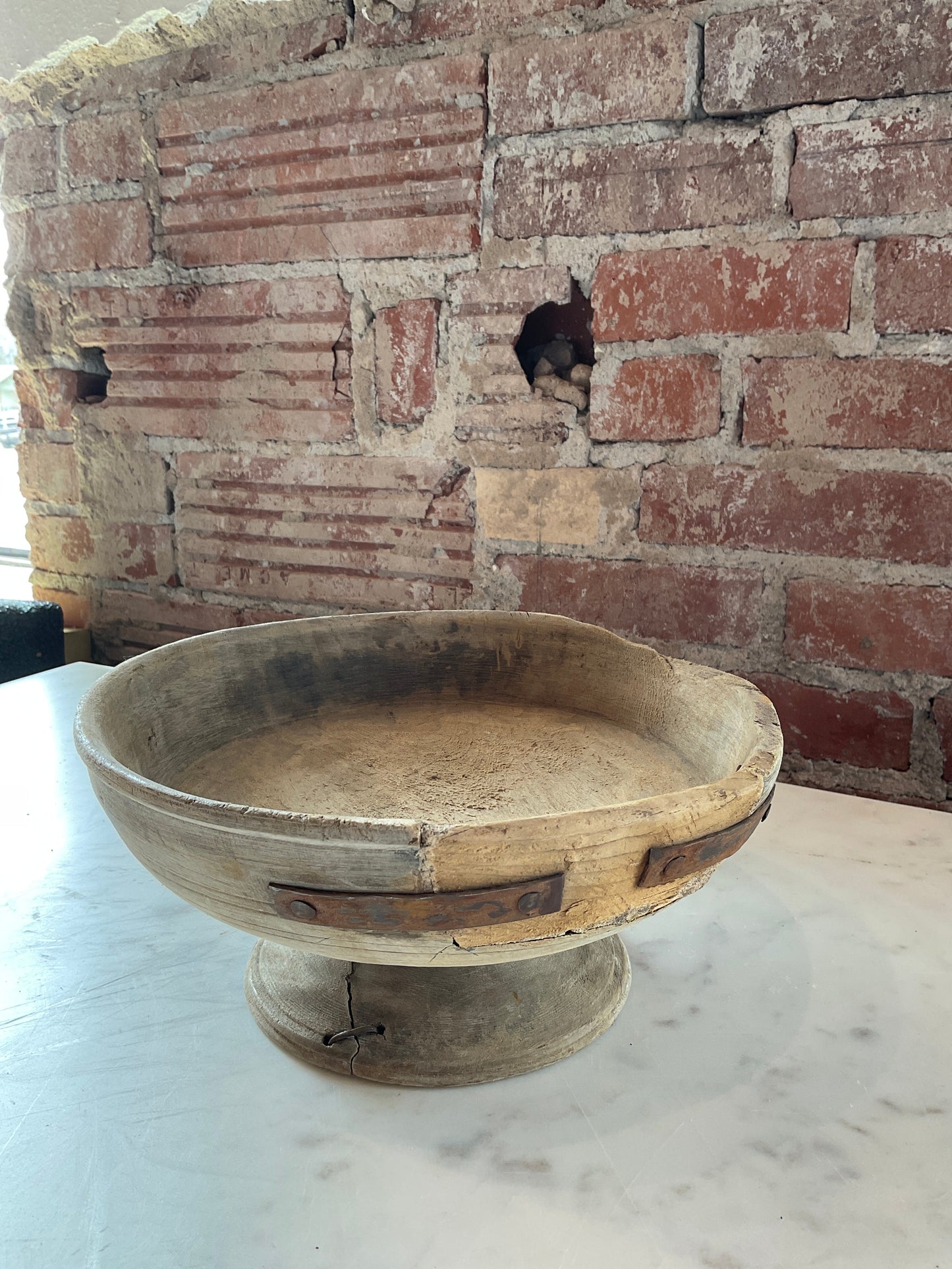 Rustic Footed Bowl