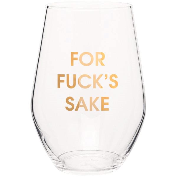 Gold Foil Wine Glasses