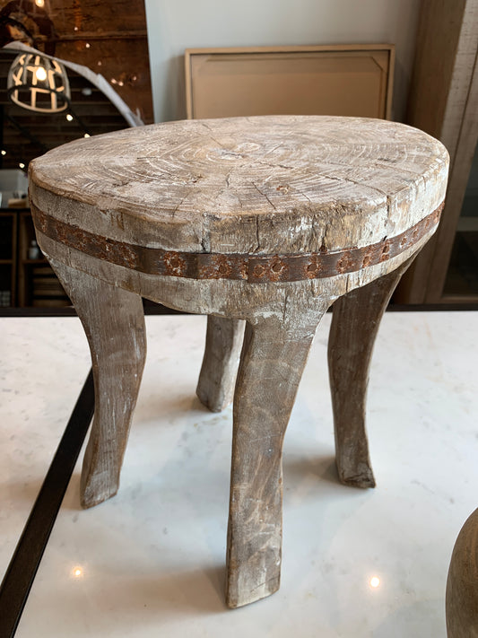 North Indian Maga Stool