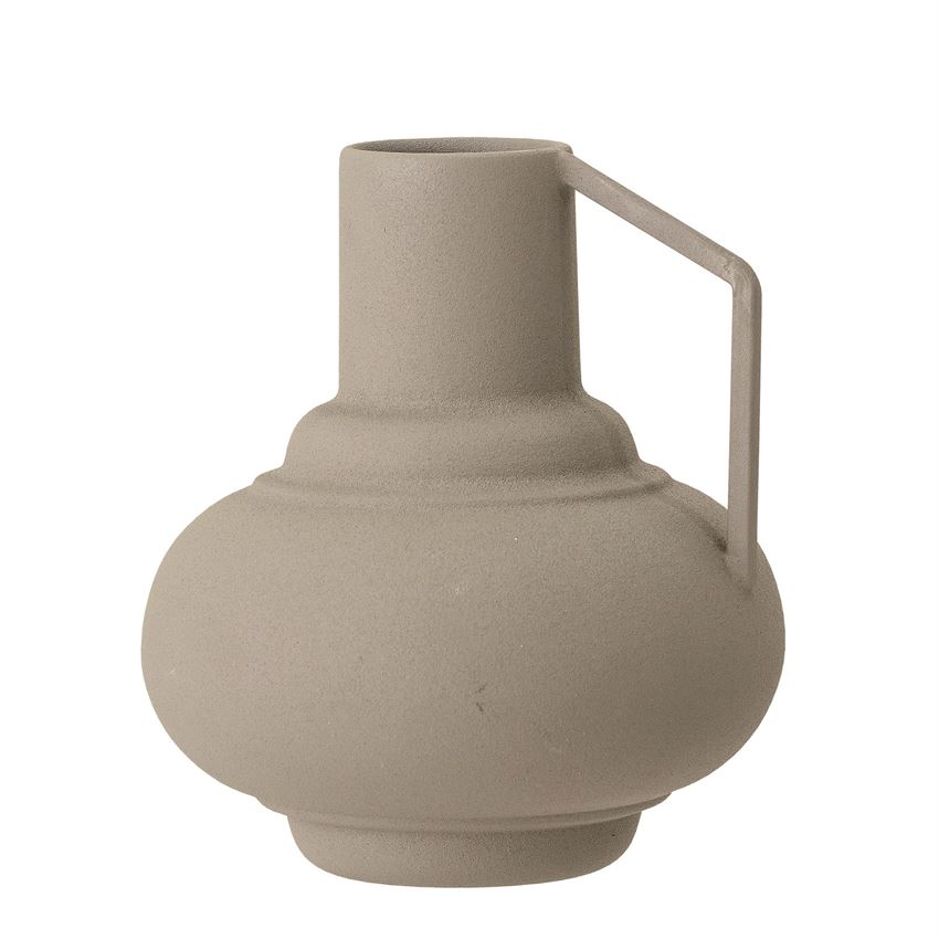 Textured Metal Vase w/Handle