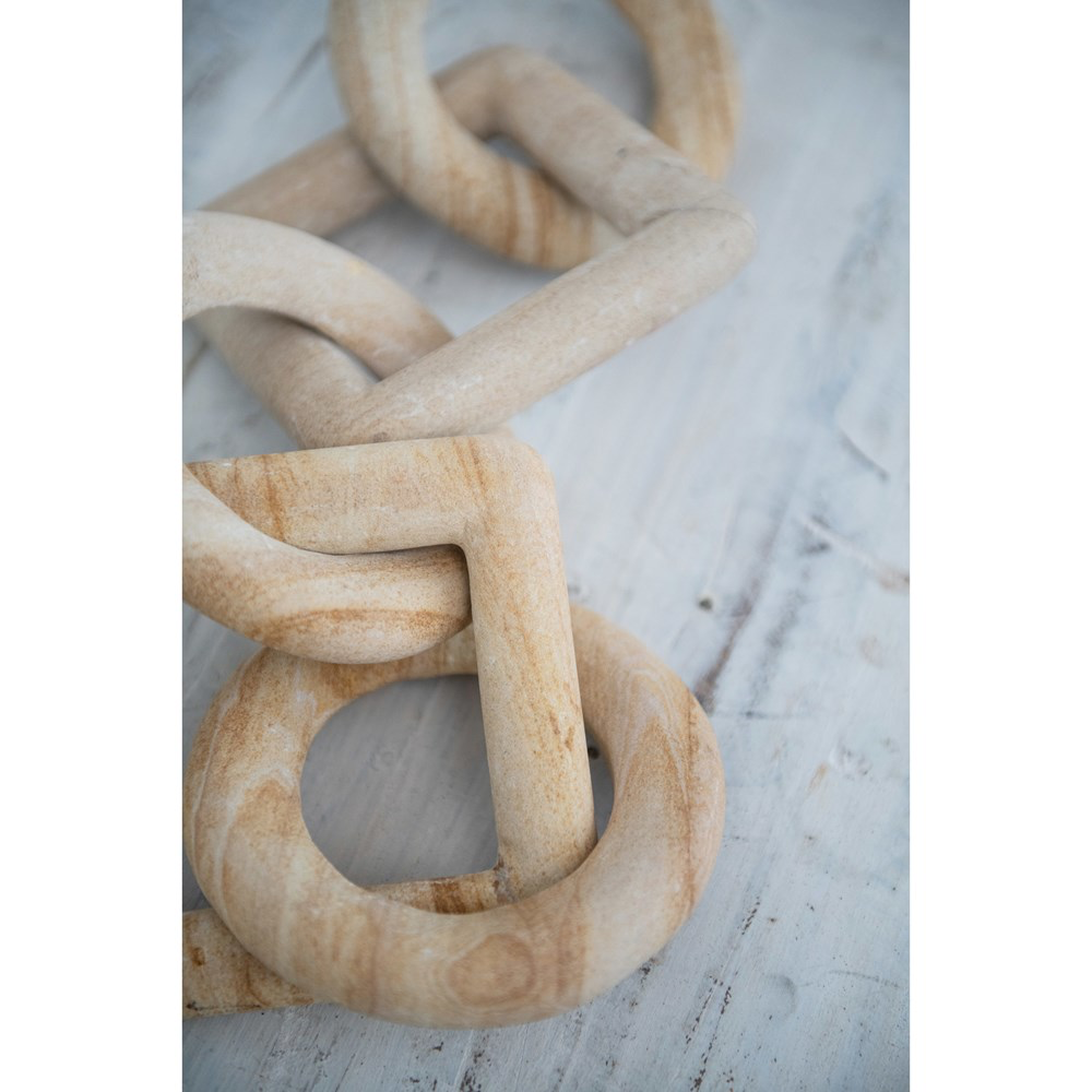 Carved Sandstone Chain Decor