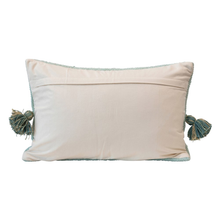Load image into Gallery viewer, 24&quot;L x 16&quot;H Woven Cotton Lumbar Pillow
