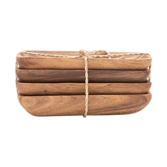 Acacia Wood Trays