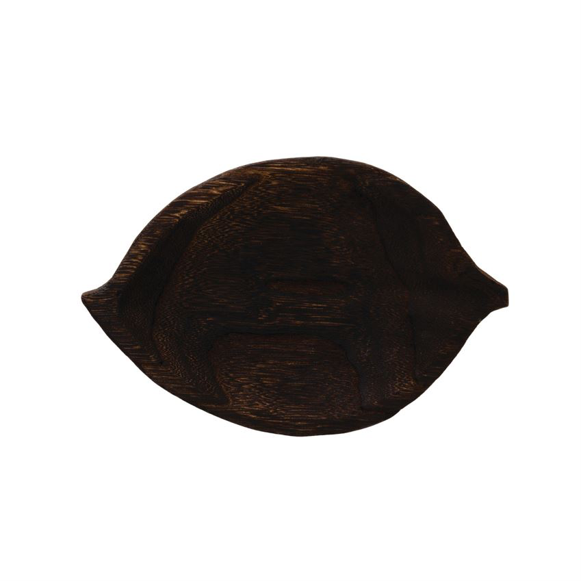 Decorative Paulownia Wood leaf Tray