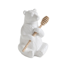Load image into Gallery viewer, Ceramic Bear Honey Pot
