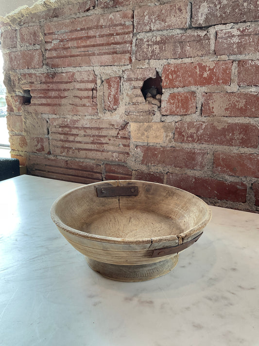 Rustic Footed Bowl