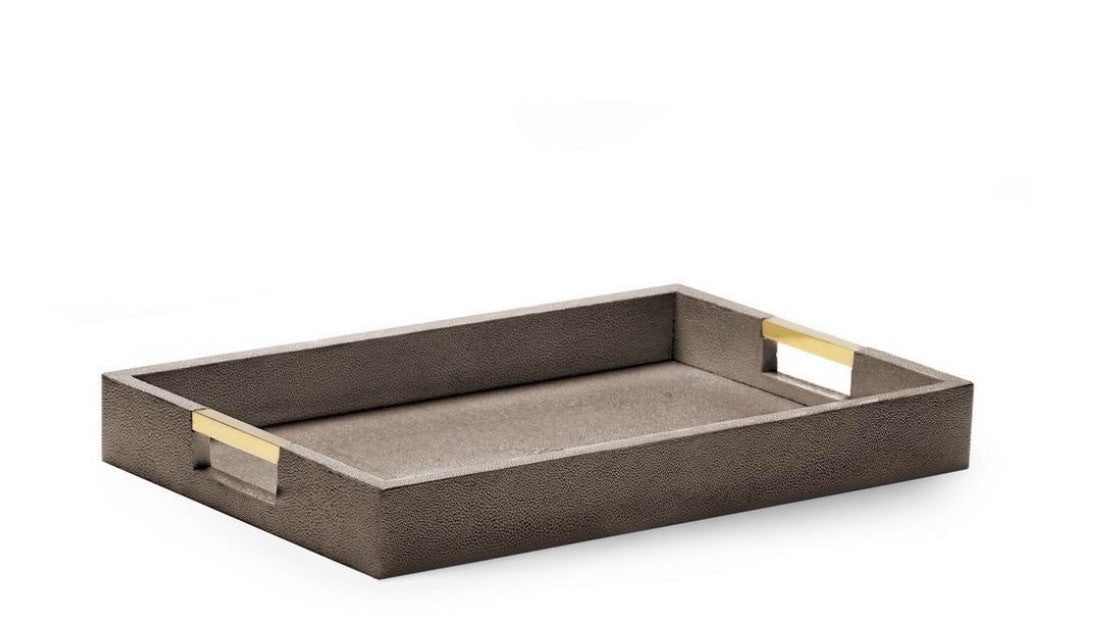 AERIN Modern Shagreen Tray