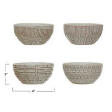 Load image into Gallery viewer, Debossed Stoneware Bowl
